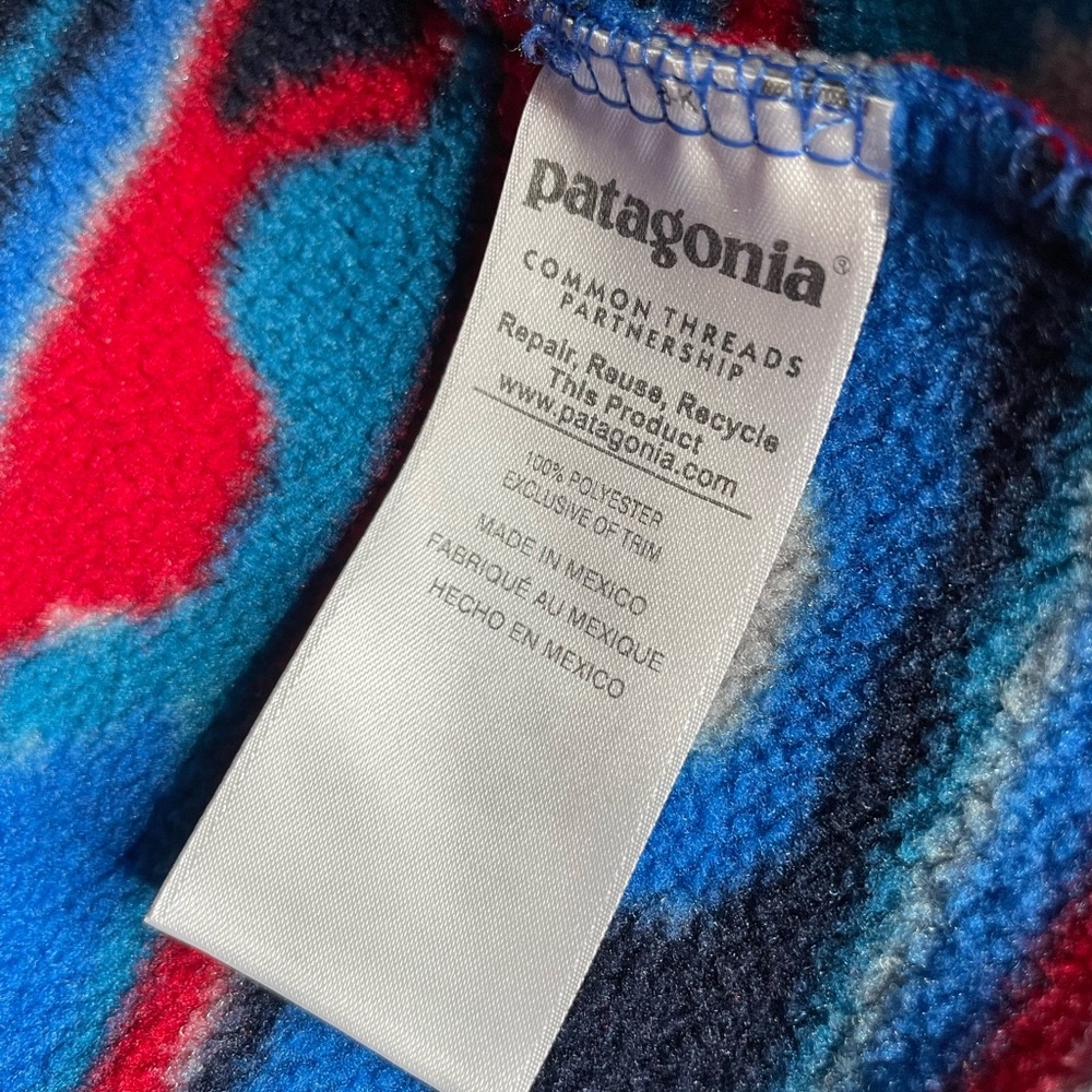 Patagonia | Synchilla Pullover T Snap Fleece Wave Tribal Southwest XXS Men’s - Picture 2 of 7
